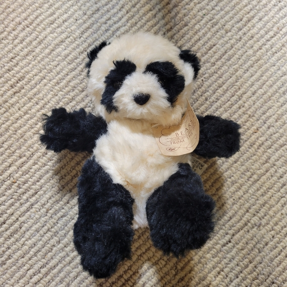 Vintage Russ Bears from the Past mini panda teddy bear - Picture 1 of 6